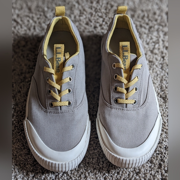 L.L. Bean Eco Woods Lace-Up Shoes, Canvas sneakers Women's size 8 - Picture 2 of 6